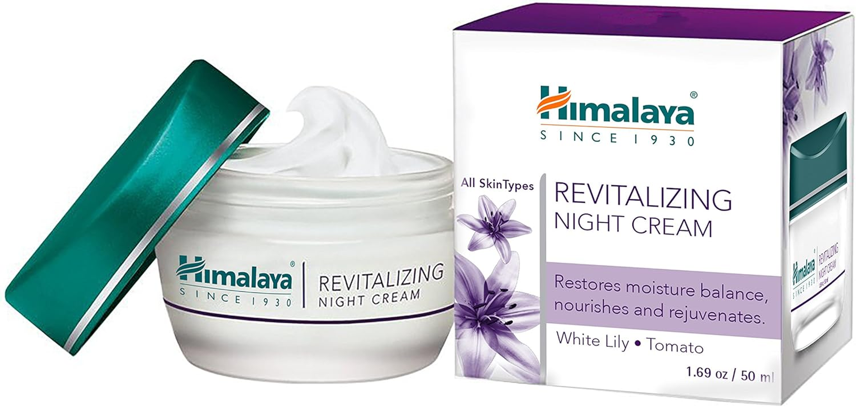 Himalaya Herbals Revitalizing Night Cream, 50Gm image number 3
