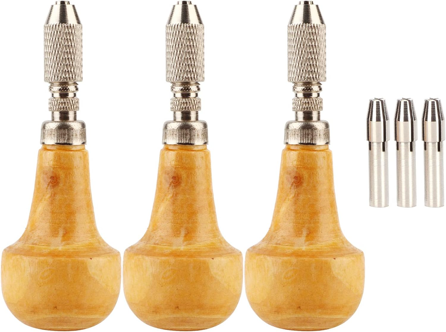 Fdit Lock Nozzle Pin Vise, 3 Set Pin Vise Set, Hand Drill, Making Tool, for Carving Resin image number 6