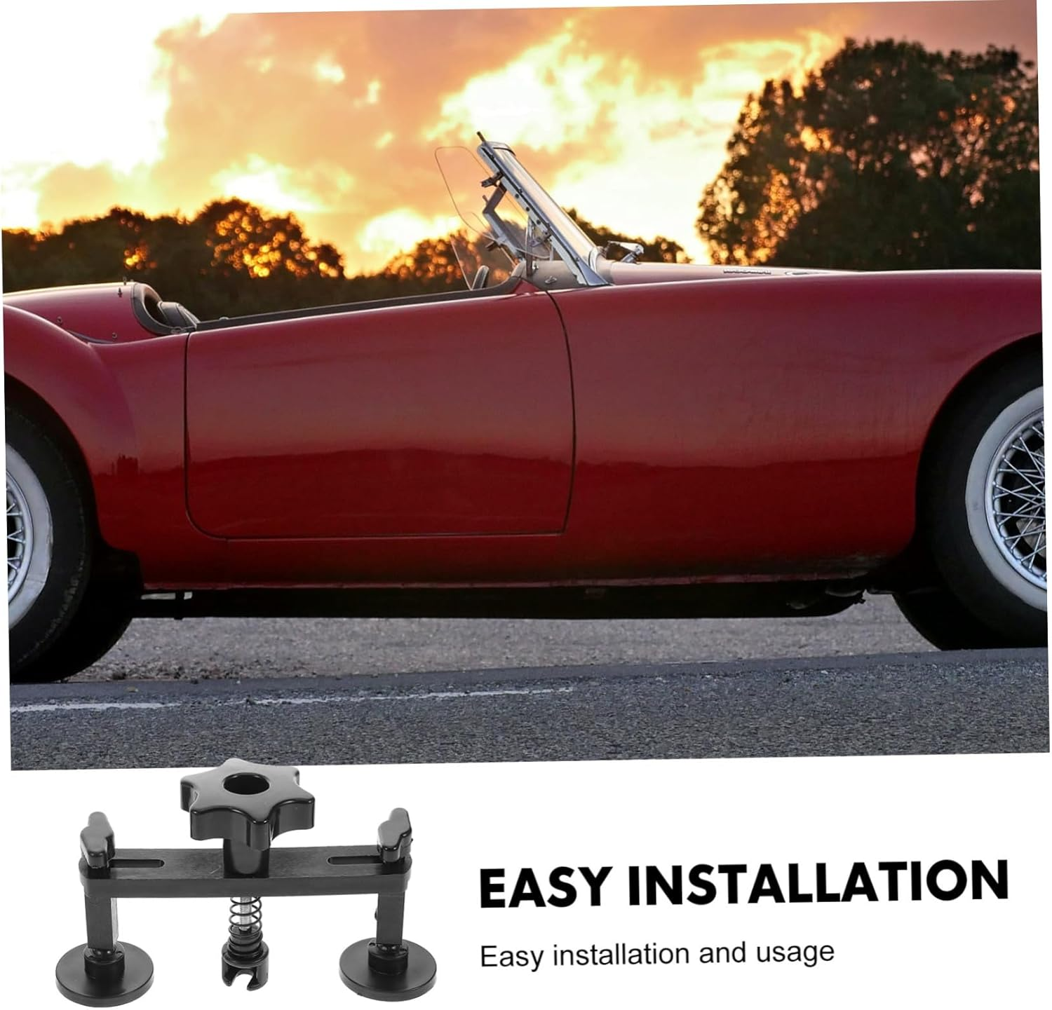 Tool Set with Black Bridge Suction Puller and 18Pcs Adhesive Pads for Hail Dent Removal Automotive Body Repair Equipment image number 3