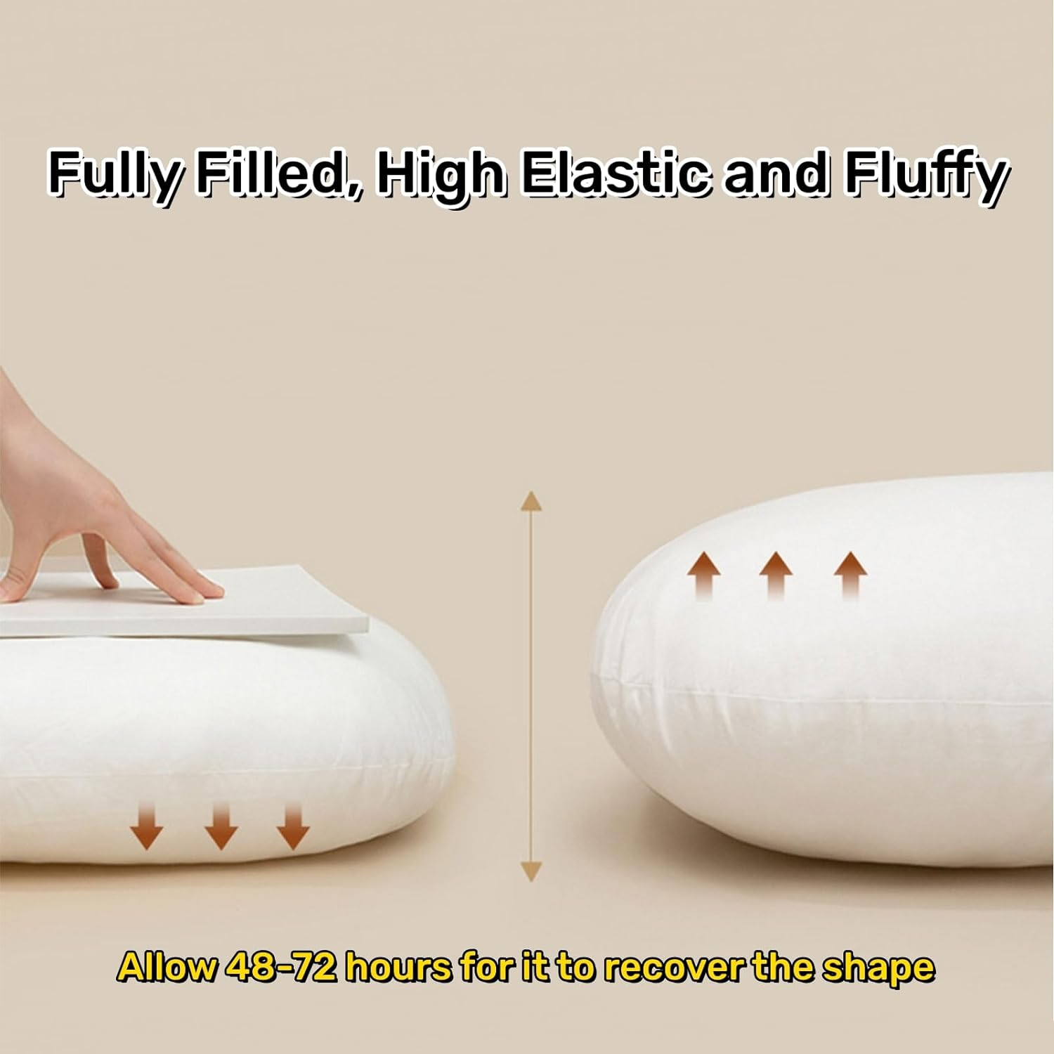 Pregnancy Pillow, Maternity Full Body Pillow for Back, Legs and Belly Support, J Shaped Full Body Pillow for Pregnant Women and Side Sleepers with Removable Cover (Knitted Cotton, Pink) image number 2