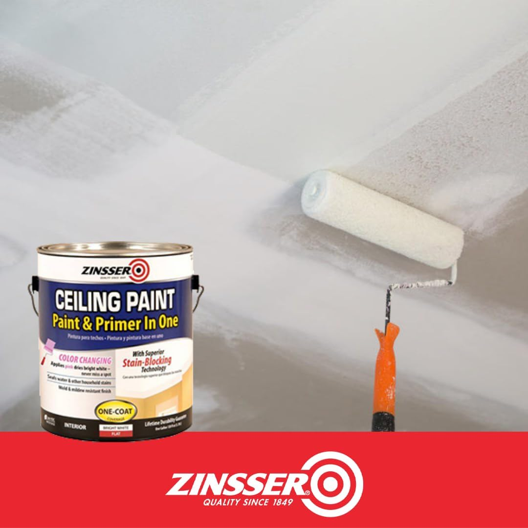 Zinsser Ceiling Paint, White, 3.78 Litre image number 1