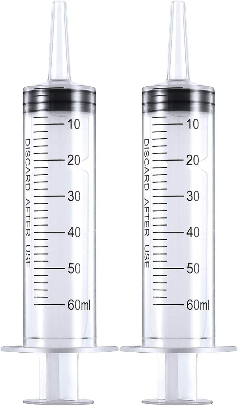 60Ml Syringe with Caps (2Pcs) image number 3