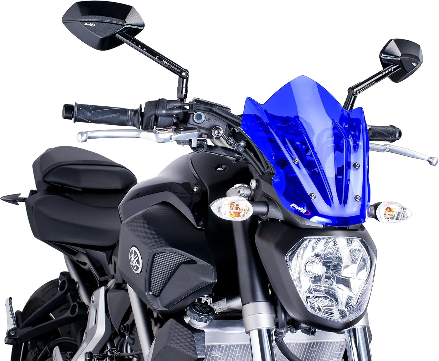Puig 7015C Carbon Look Engine Spoiler (Yamaha Fz-09 13-17/ Fj-09 15-17')