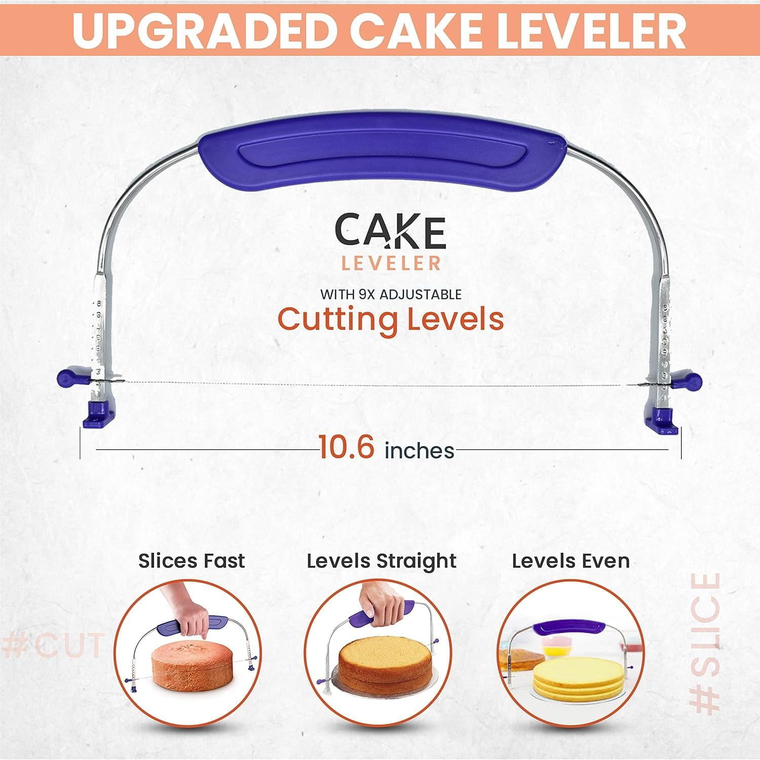 RFAQK 35Pcs Cake Turntable and Leveler-Rotating Cake Stand with Non Slip Pad-7 Icing Tips and 20 Bags- Straight & Offset Spatula-3 Sc Set -Ebook -Baking Tools image number 4