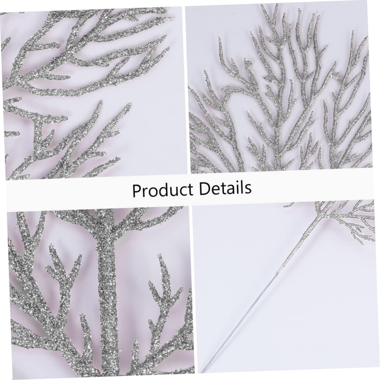 Abaodam 12Pcs Artificial Leaves for Christmas Tree Decoration Creative Imitation Photo Props Festive Atmosphere for Holiday Decor and Autumn Styling image number 1