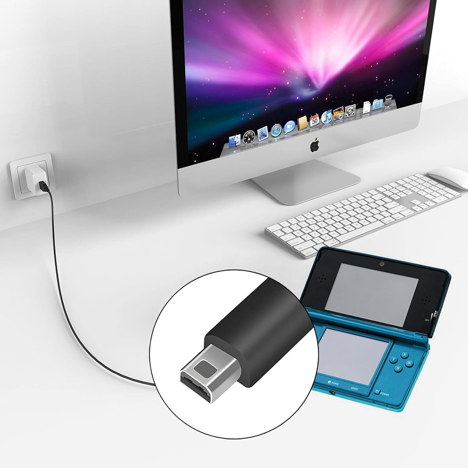 Khxriypha for 3DS 2DS Dsi USB Charger Cable, Power Charger Cable Cord Compatible with Nintendo New 3DS Xl/New 3DS/ 3DS XL/ 3DS/ New 2DS Xl/New 2DS/ 2DS XL/ 2DS/ Dsi Xl/Dsi, 4FT/1.2M image number 6