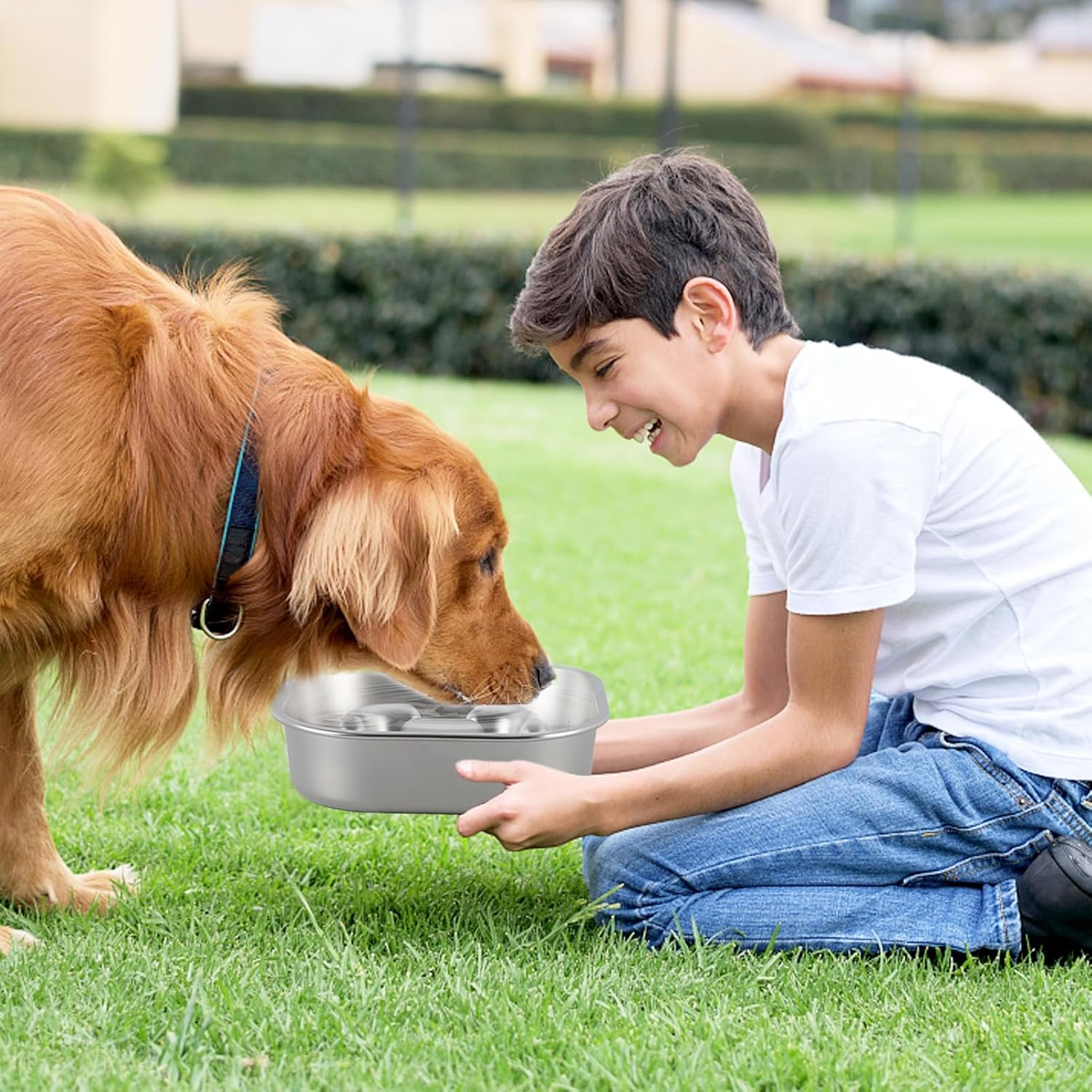 Slow Feeder Dog Bowl anti Sling Bowl anti Choke Large Dog Bowls Silica Gel Slow Feeder Bowl for Dogs Feeding Bowls for Dogs Accessories Relieves Digestion (Feeding Bowl) - Feeding Bowl image number 3