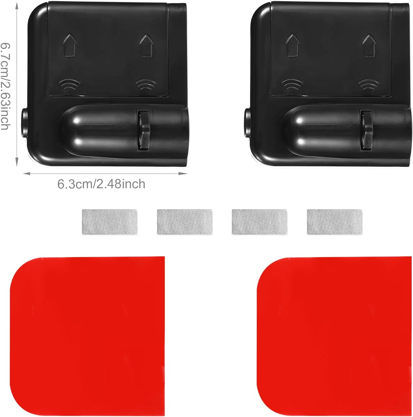 BTFO 2Pcs Car Door Lights Logo Projectors, Angel Wings Car Door Projector Lights No Drill Side Door Step LED Welcome Courtesy Lights Fit for All Car Models image number 6