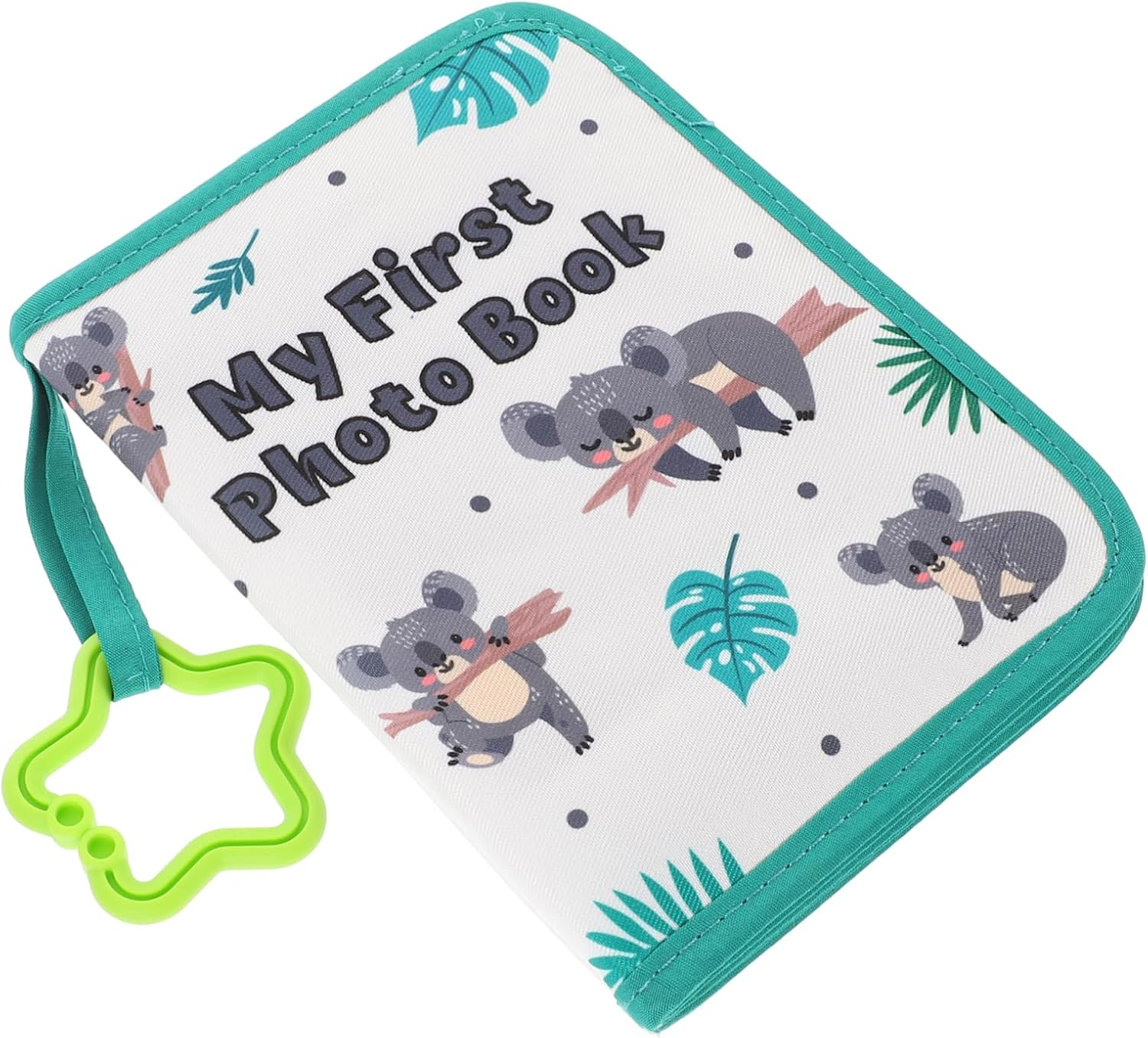 Cloth Growth Album Book Decorative Photo Album for Pages Edge Soft Keepsake Photo Book for Recording Precious Memories for Newborns and Families image number 2