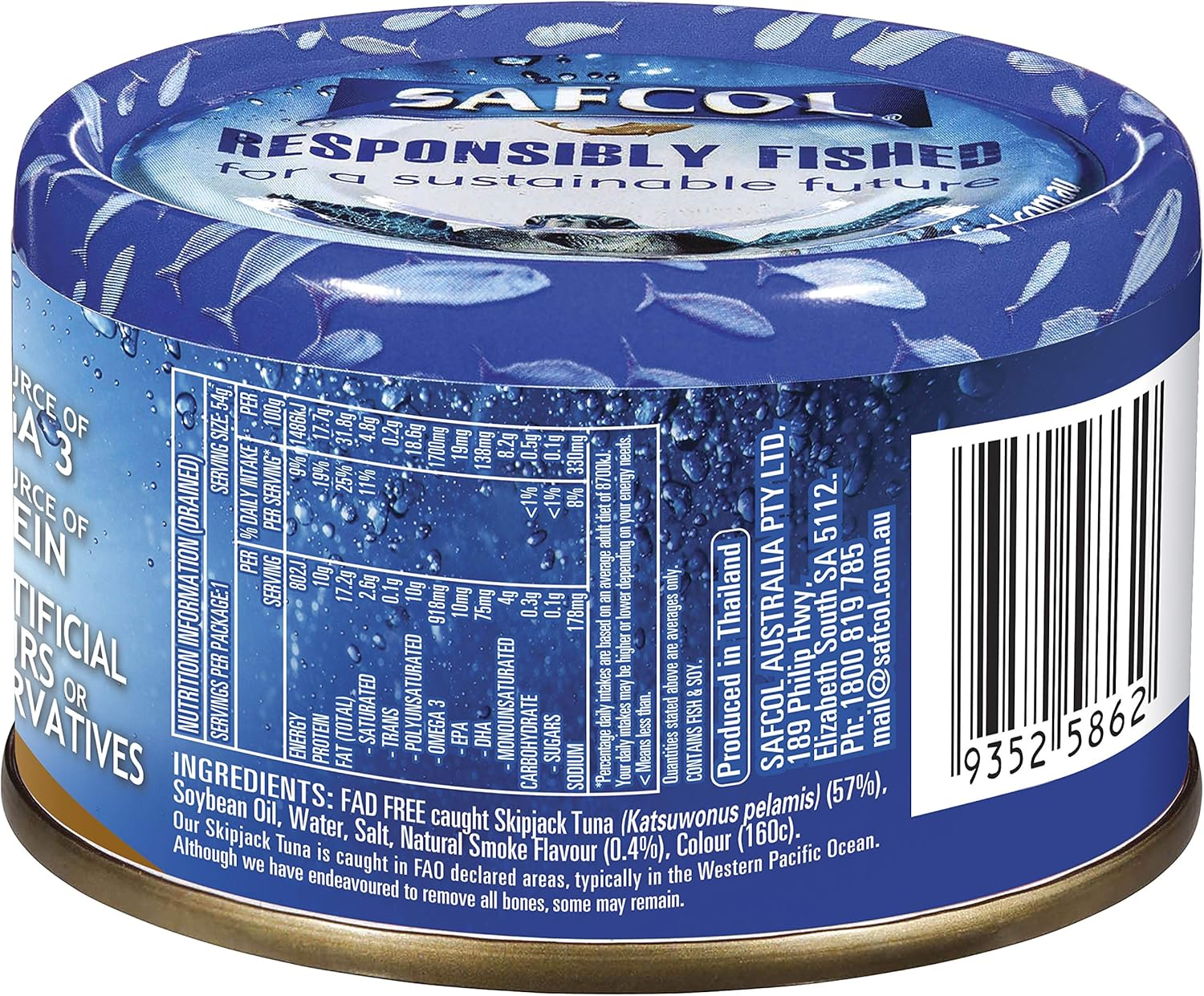 SAFCOL Tuna Smoked 95G Can X 12