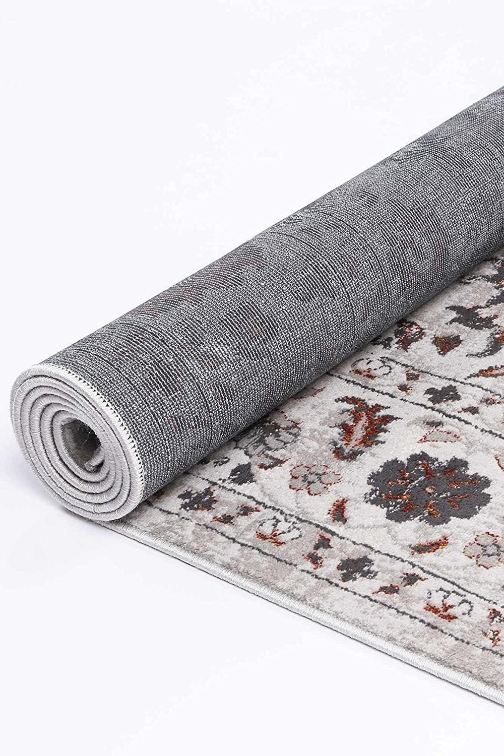 Lagos Floral Rug, 240 Cm X 330 Cm, Dark Grey