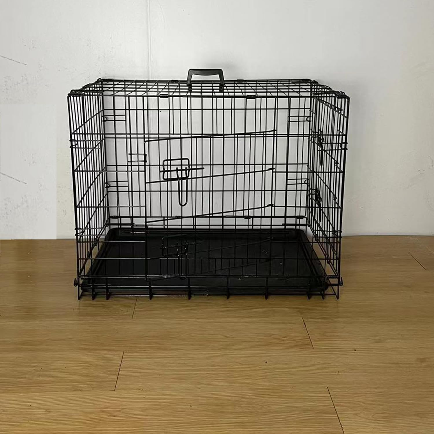 Salesbay 24Inch Collapsible Pet Dog Cage Metal Kennel Portable Cat Rabbit House image number 6