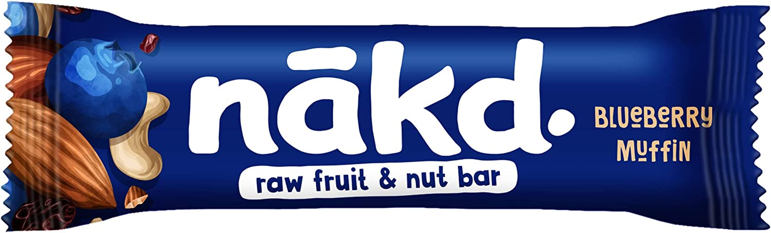 Nakd Blueberry Muffin Natural Snack Bar 35G (Pack of 18) image number 1