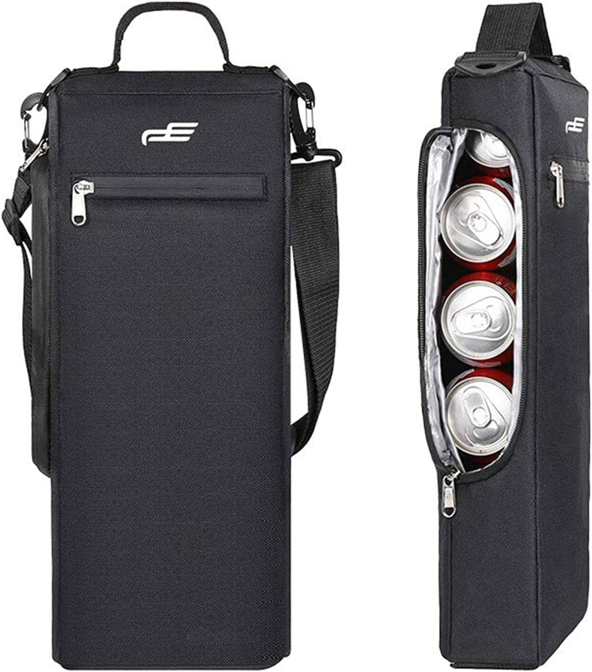Simhoa Golf Cooler Bag Insulated Cooler with Ice 6 Pack of Cans Beer Sleeve Soft or 2 Bottles Storage Bag for Sports Accessories Men image number 1