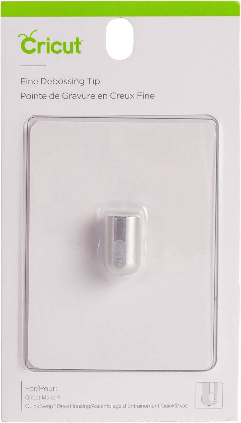 Cricut 2006836 Fine Quickswap Debossing Tip, Silver