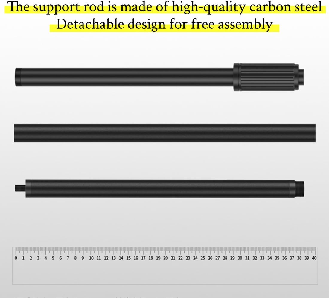 Projector Stand Height Adjustable Floor with Storage Tray，360&deg; Rotation , Hidden behind Sofa against Wall, Universal Projector Mount for Home Office Video Vlog Cameras.(Floor Type) image number 6