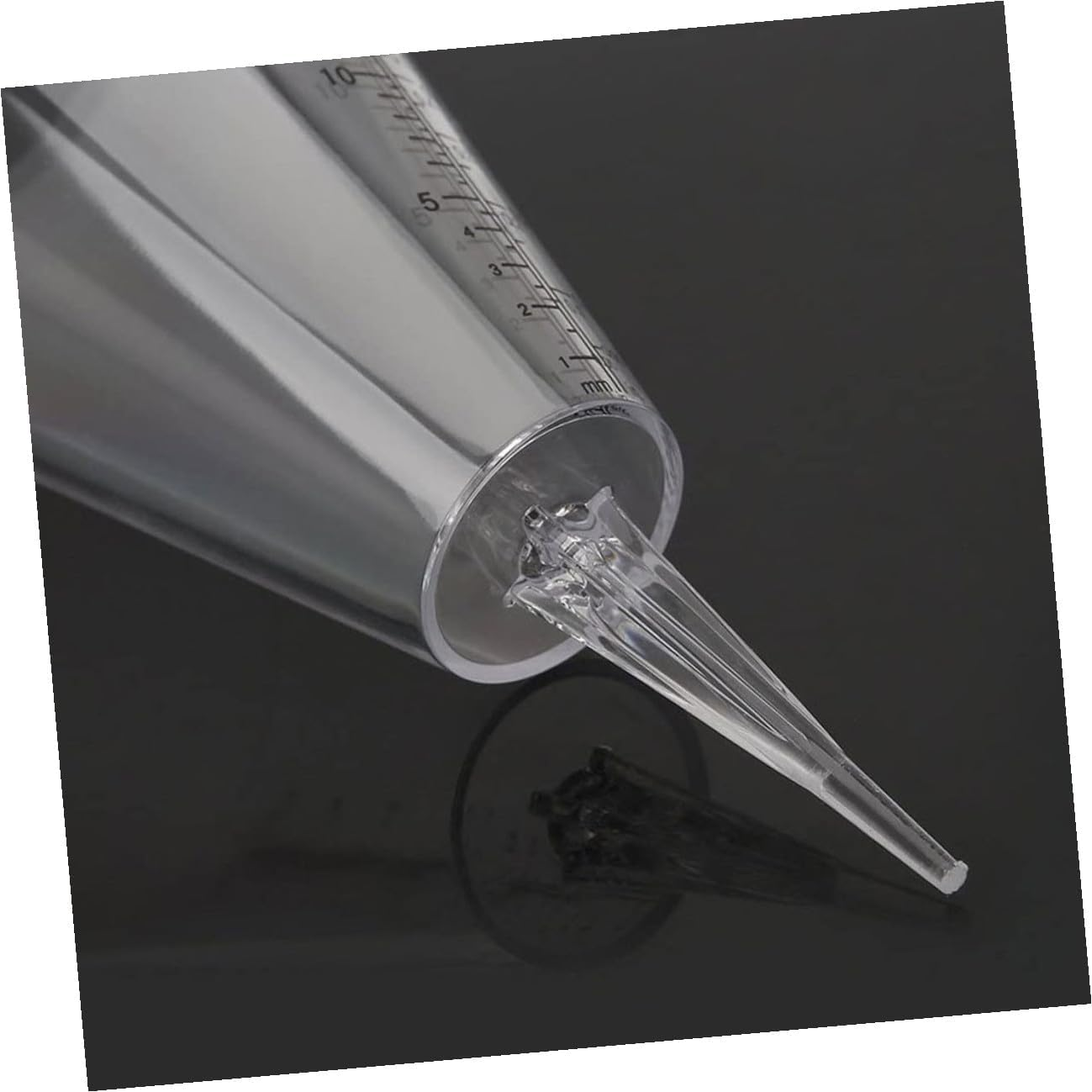 NOLITOY 2Pcs Transparent Lawn Rain Gauge with Spike Outdoor Rainfall for Accurate Measurement Plastic Rain Gauge for Garden Lawn Backyard Use