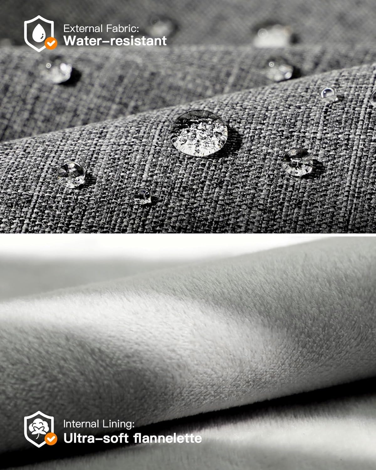 Inateck 360&deg; Protection Water-Resistant Laptop Sleeve Bag Compatible with Most 14 Inch Laptops, Gray