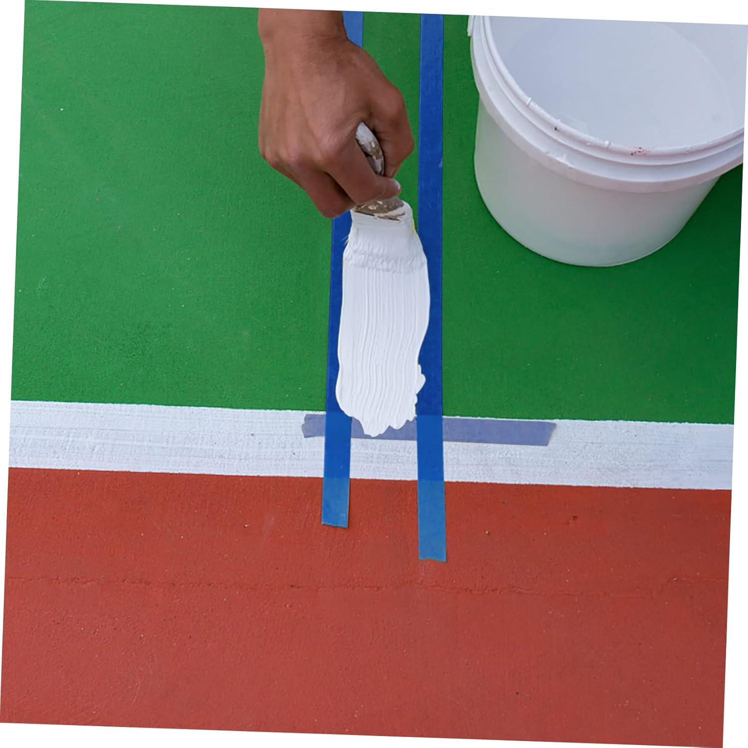 Generic Heat Resistant Blue Masking Tape 4Pcs 6Mm X 50M High Adhesive Car Tape for Auto Painting and 3D Printing Supplies image number 1