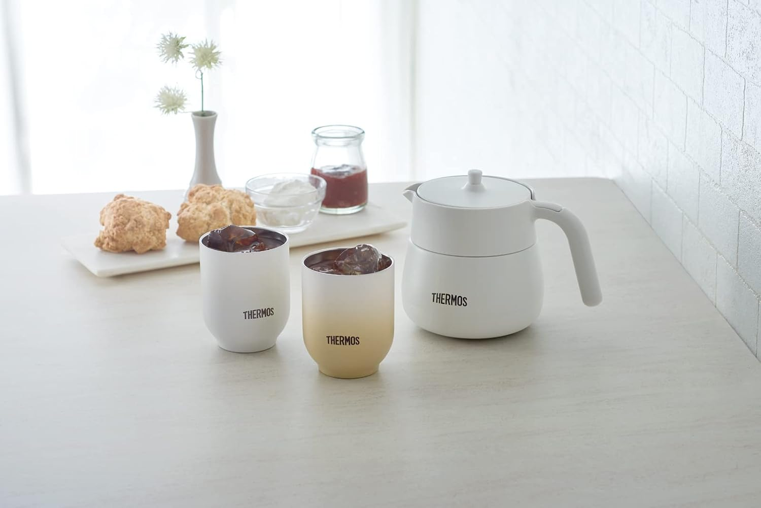 Thermos JDT-240 BE Vacuum Insulated Cup 8.5 Fl Oz (240 Ml), Beige, Hot Water image number 2