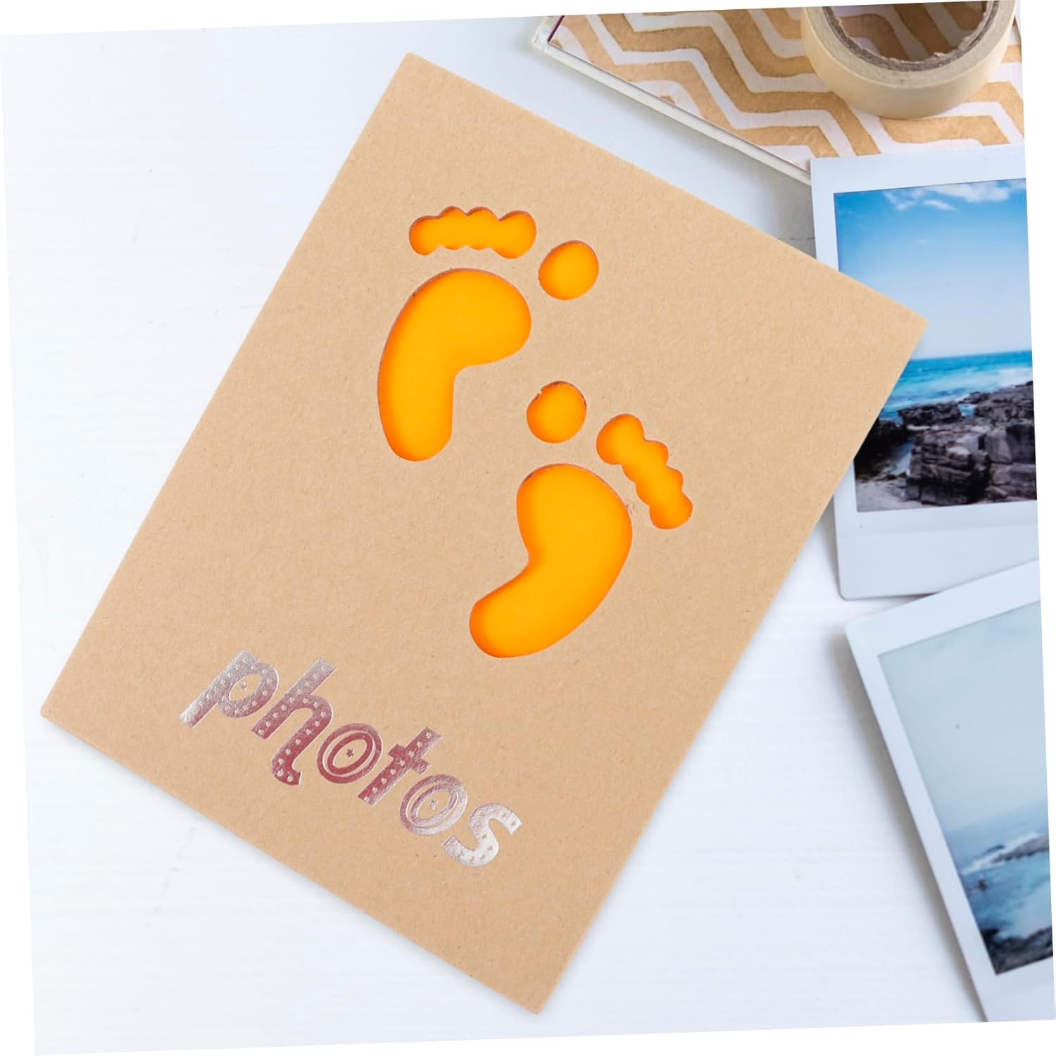 Photo Album with Durable Material Cute Memory Holder for Newborn Girl Keepsake for Birthdays Anniversaries Milestones