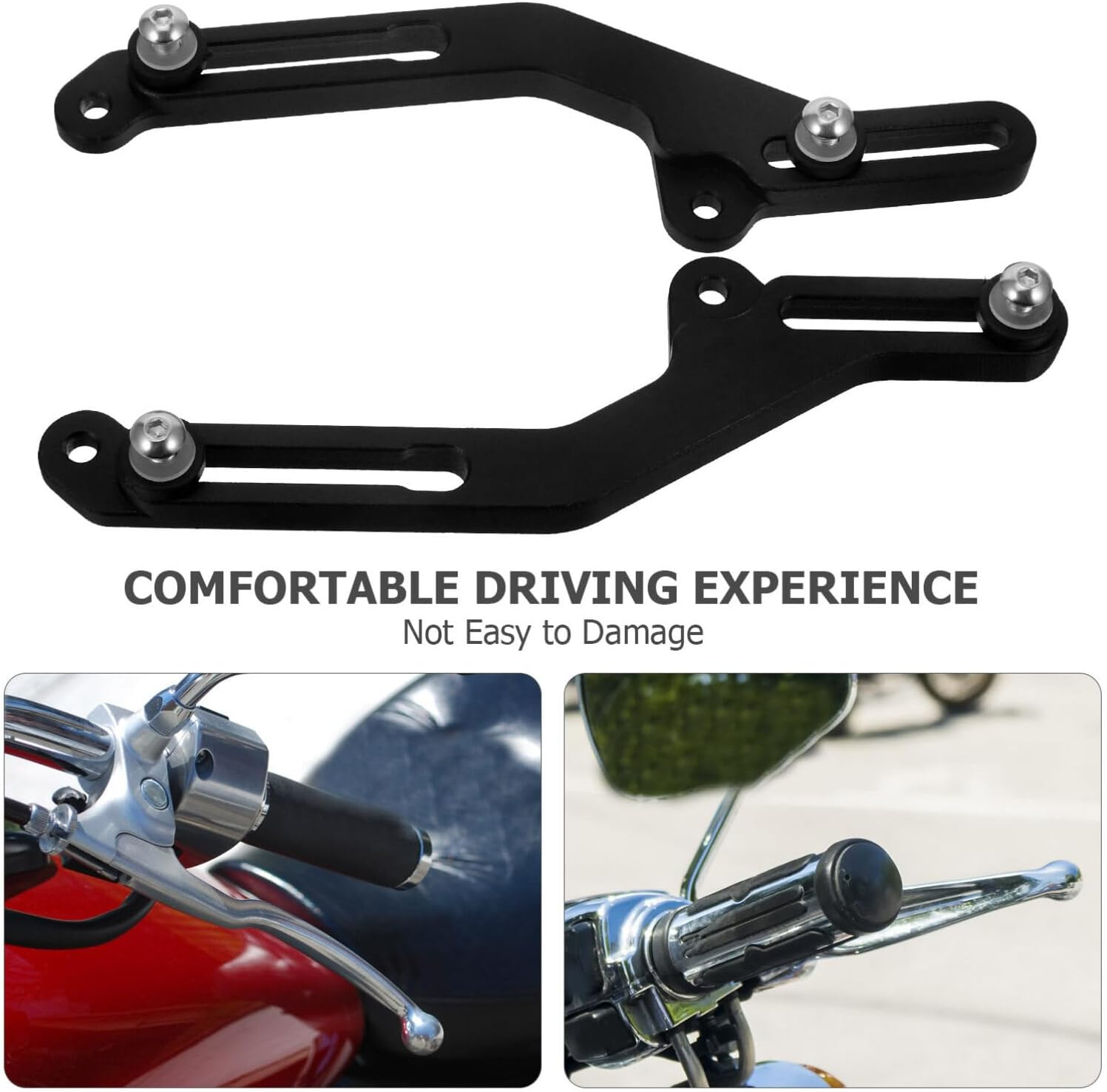 Iplusmile 1 Pair Motorcycle Windscreen Adjusters Windshield Support Bracket Compatible with Honda Transalp Xl750 2023 2024