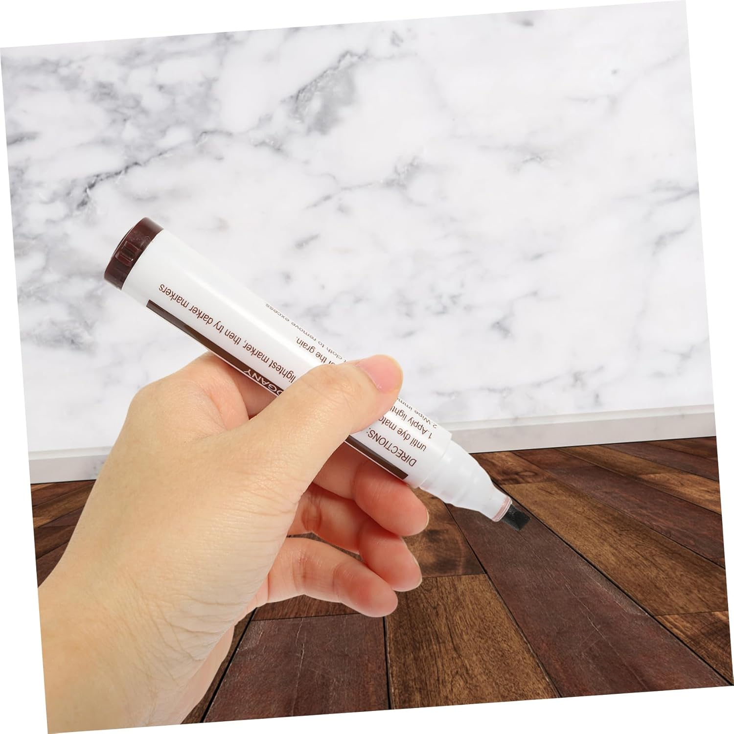 Baluue Wood Stains Repair Pens 10Pcs Set 1-5# Dual Pens Waterproof Furniture Touch-Up Markers for Scratch and Paint Repair on Wood Floor and Furniture Supplies image number 5