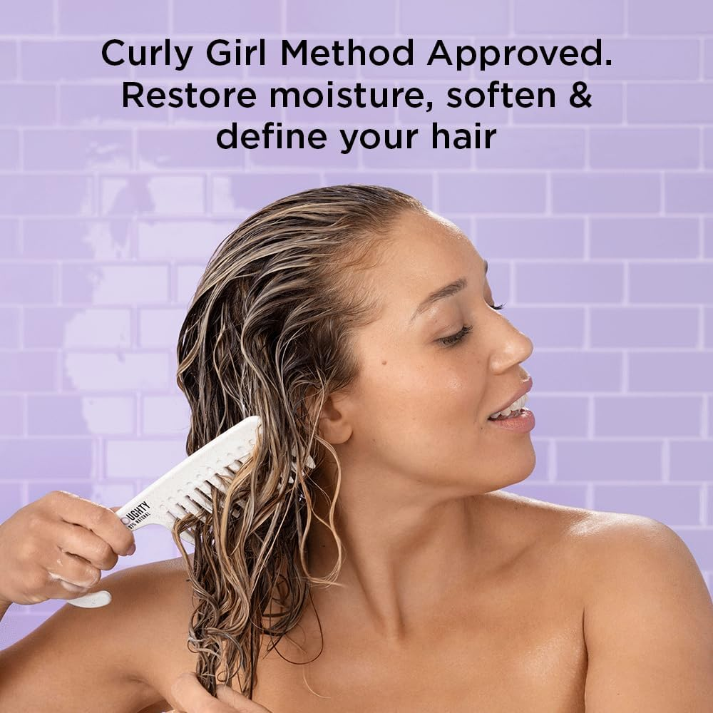 Noughty 97% Natural Wave Hello Curl Defining Conditioner, 97% Natural Sulphate Free Vegan Haircare, Vitamin Rich Formula for Curly and Wavy Hair, with Sea Kelp and Avocado Oil 1L image number 5