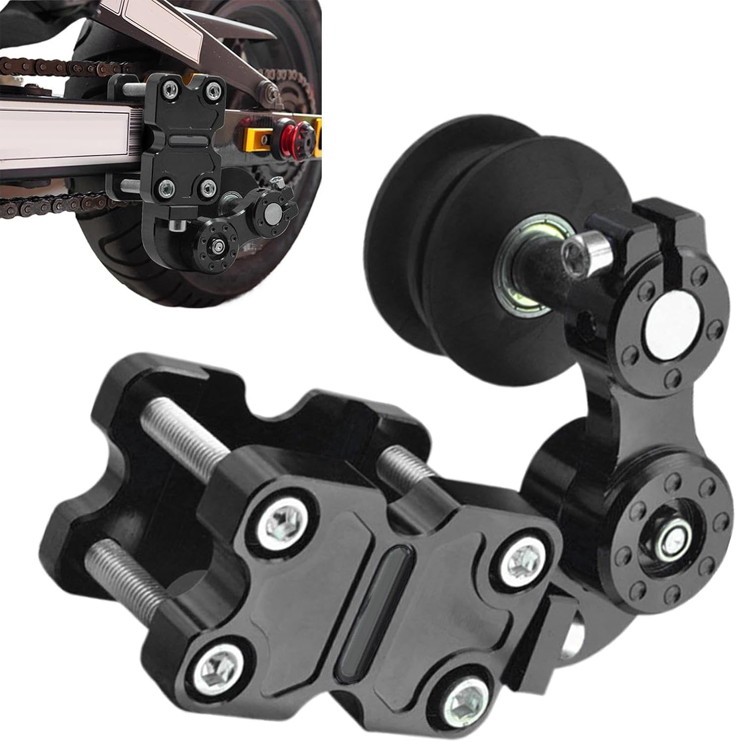 Motorcycle Chain Tensioner Tool | Automatic Motorbike Chain Adjuster Tensioner | Modified Chain Adjuster Tool for Riding, Motorcycling Gear for Men