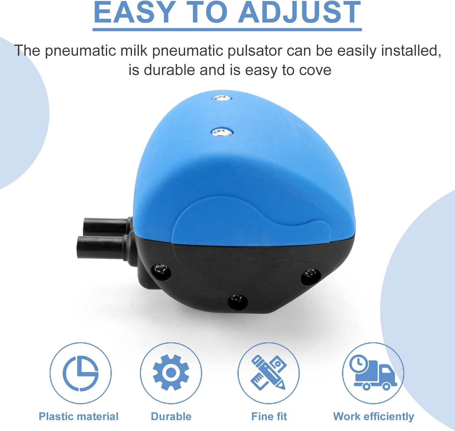 Plastic Milking Machine Pulsator L90 Pneumatic Milk Pneumatic Pulsator for Cow Sheep Milk Machine Parts with 2 Outlets image number 2