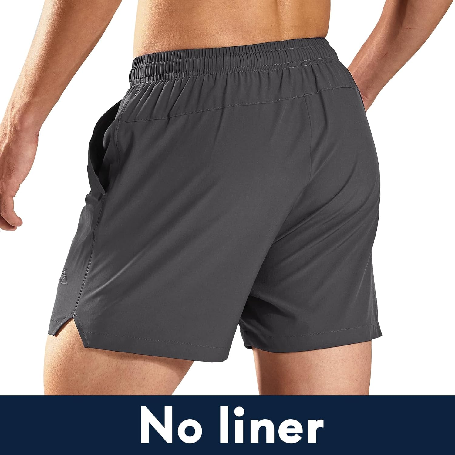 Haimont 5 Inch Mens Dry Fit Running Athletic Shorts with Pockets, Water Resistant Lightweight Quick Dry Gym Workout Shorts image number 3