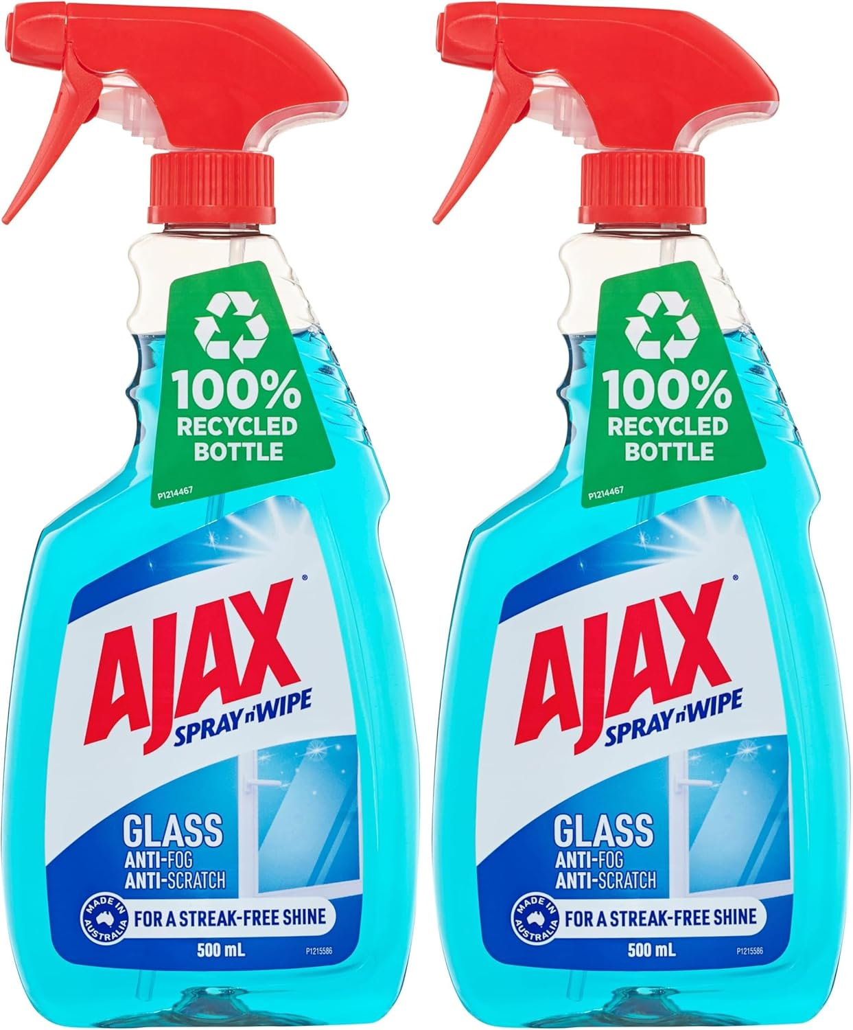Ajax Spray N Wipe Glass Cleaners 500 Ml (Pack of 2) image number 5