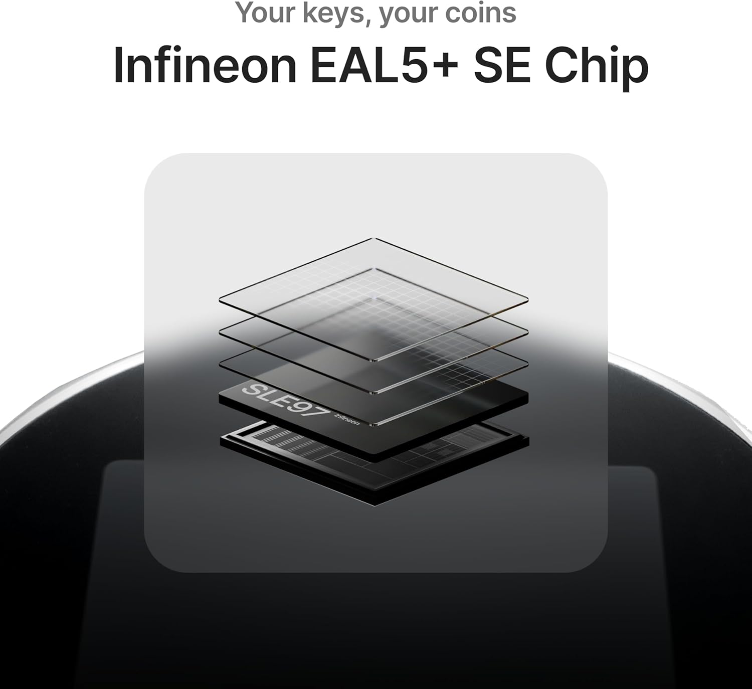 Secux V20 plus - Most Secure Crypto Hardware Wallet W/Bluetooth & NFT Support - Cross Platform - Easily Manage Your Bitcoin, Ethereum, BTC, ETH, SOL, LTC, Doge, BNB, XLM, ERC20, BSC and More (V20) image number 3