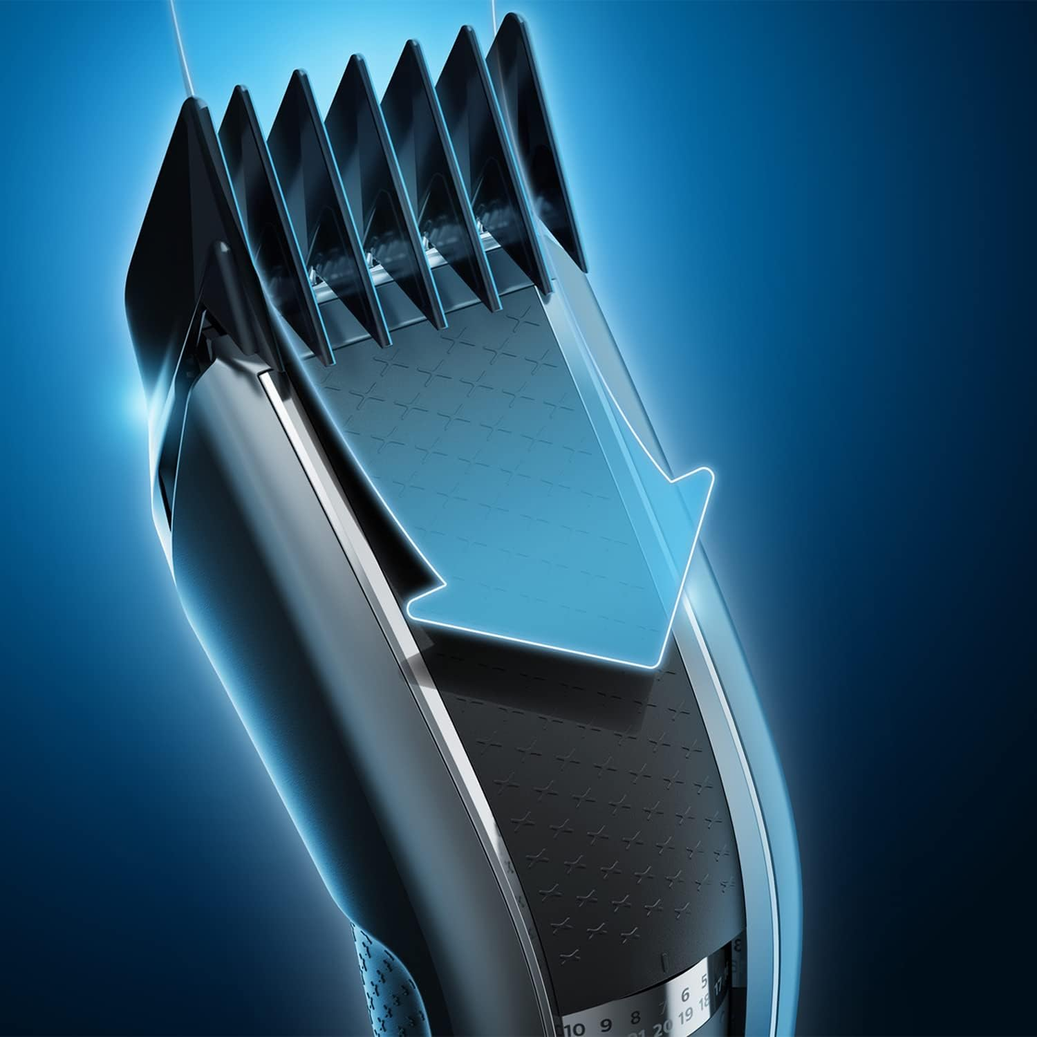 Philips Hair Clipper Series 7000 Hair Clipper with Trim-N-Flow Technology (Model HC7650/15) image number 3