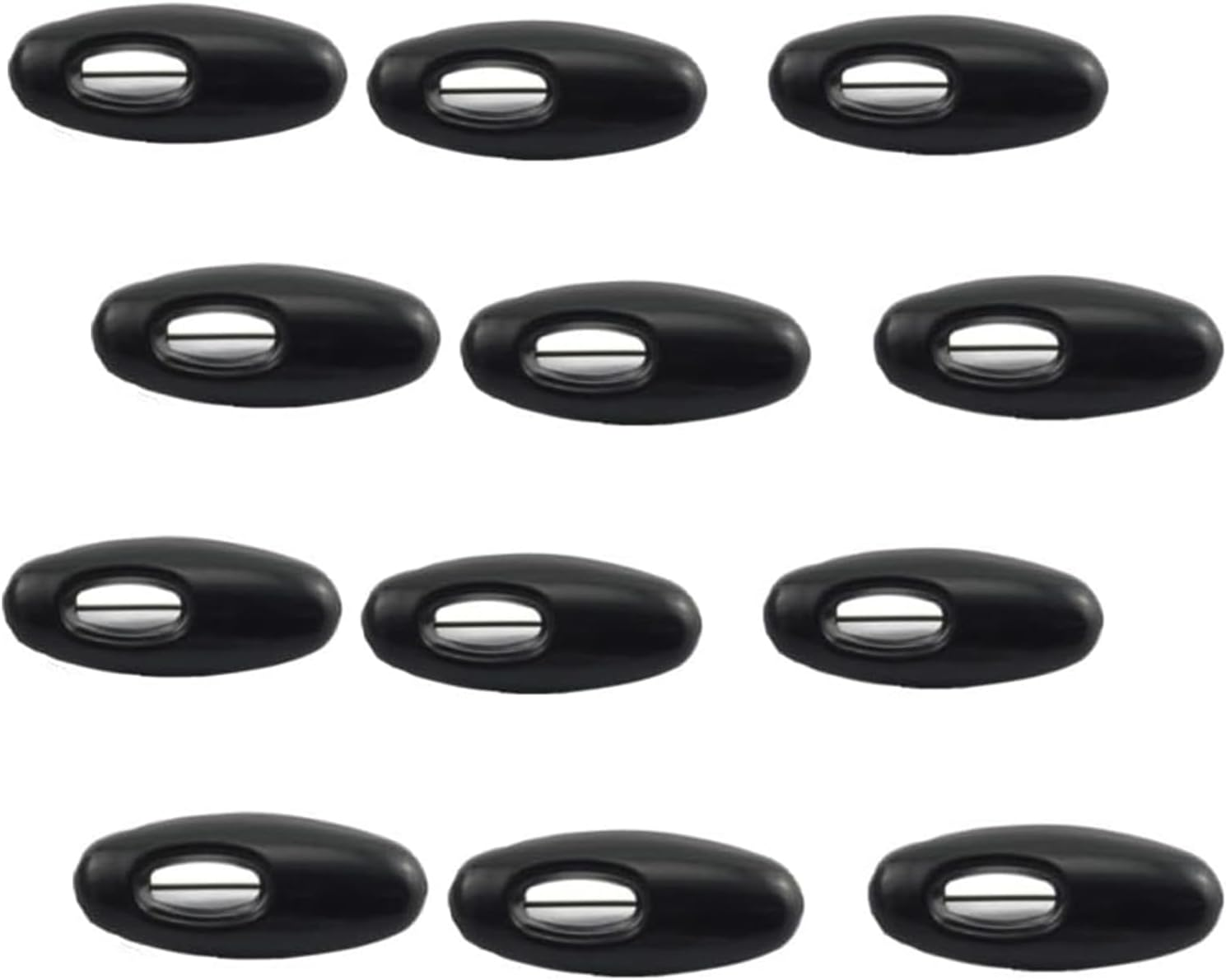 Paifencodill Scarf Safety Pin, 12 Pcs Cover Head Safety Pin Colored Scarf Safety Pin Plastic Pin Plastic Scarf Clip Plastic Cover Used for Sewing Clothes Scarves Shawls Decorative Accessories (Black)