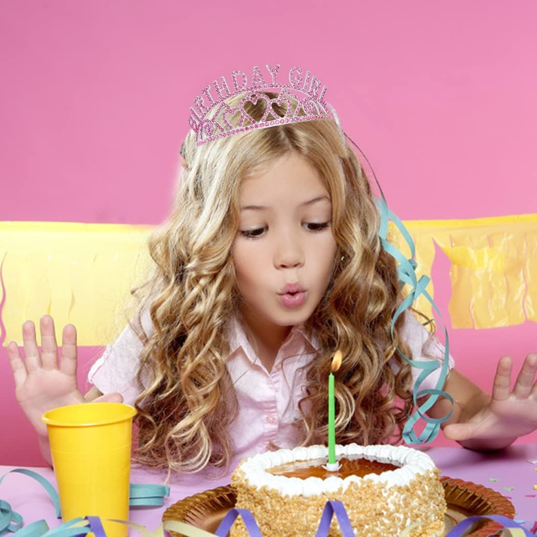 AOPRIE Birthday Crowns for Women Tiaras for Women Crowns for Girls Crystal Tiara Crowns for Women - Silver Green image number 5