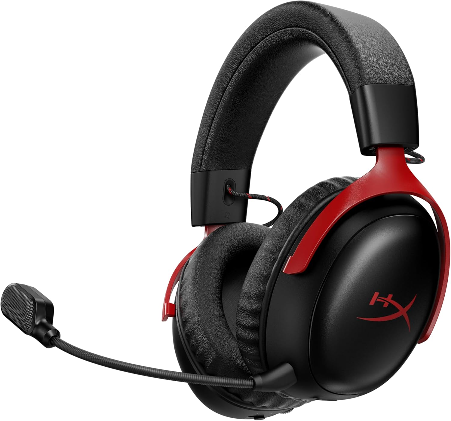 Hyperx Cloud III S - Wireless Gaming Headset, Multiplatform, 2.4Ghz, Bluetooth, Battery Life up to 120 Hours, 2.4Ghz, 53Mm Tilt Driver, 10Mm Detachable Microphone - Black/Red image number 6