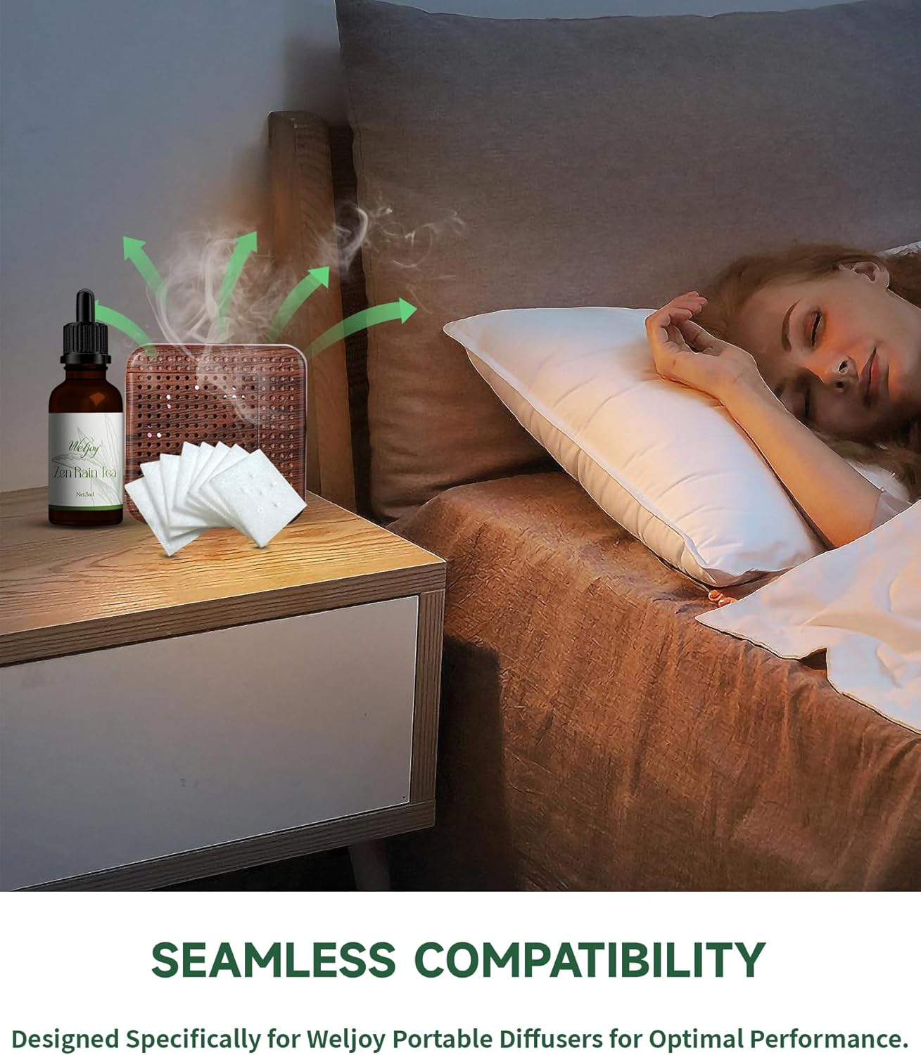 Replacement Pads 50 Pieces for Portable Essential Oil Diffuser with Good Absorbent image number 5