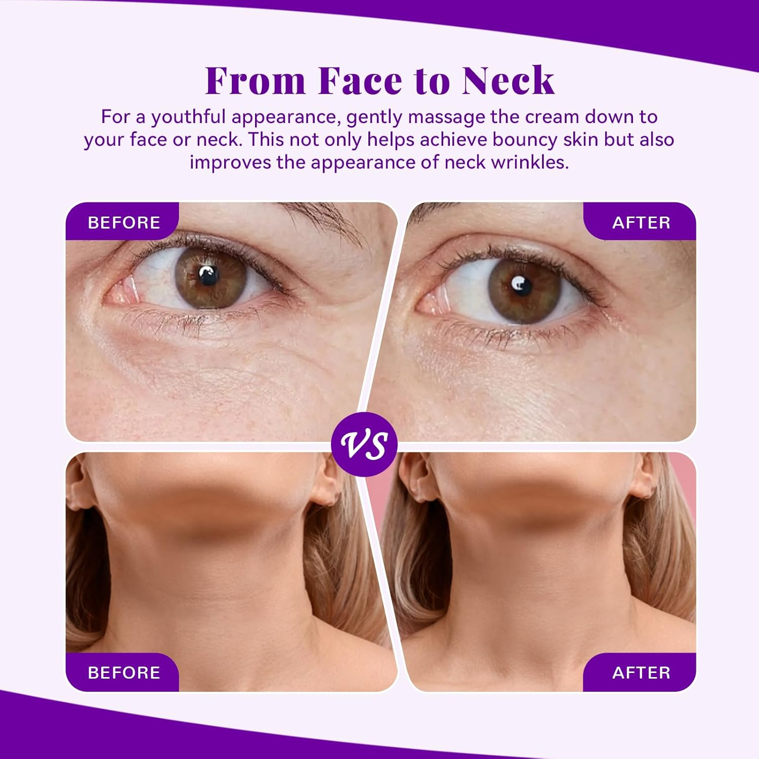 ANAI RUI Bakuchiol Face Cream Moisturizer - Anti-Aging Night Cream, Natural Retinol Alternative with Bakuchiol, Collagen & Squalane - Hydrating Firming Cream for Women - 1.7 Oz image number 4