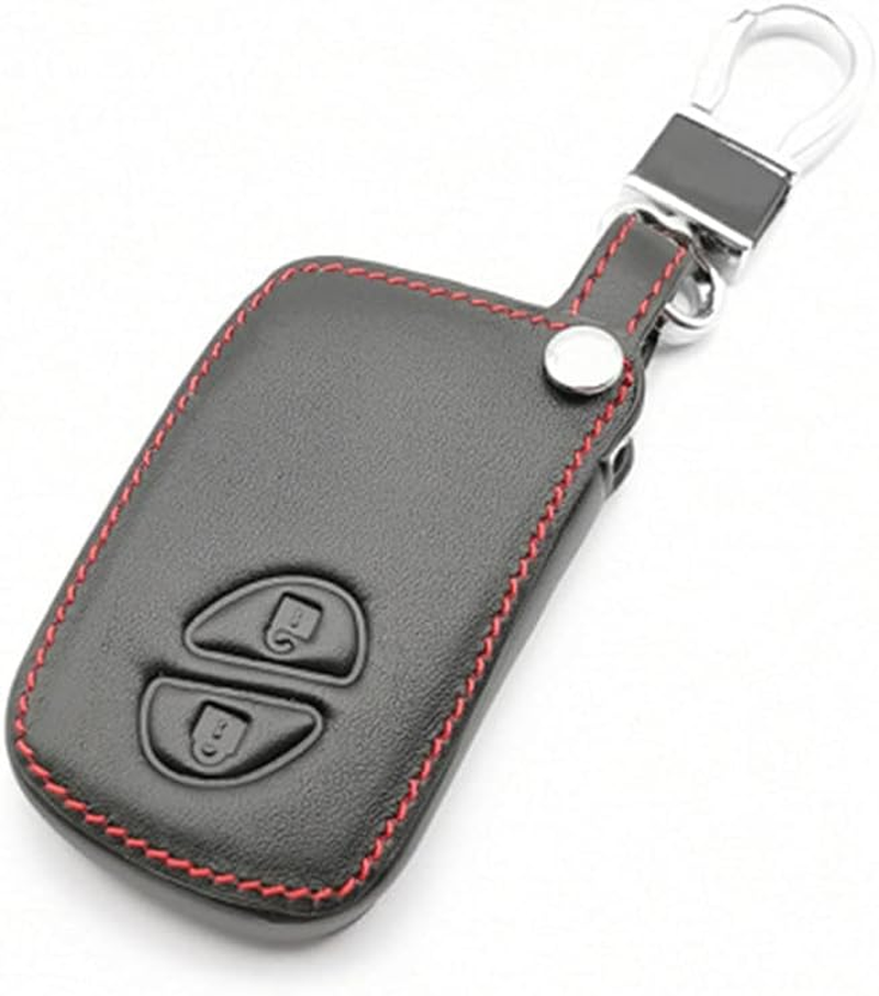 YJADHU Leather Car Key Case Cover Holder Keychain Case, Fit for Lexus CT200H ES350 GX400 GS350 IS250 RC350 RX300 LX570 Nx300H 450,B Styles