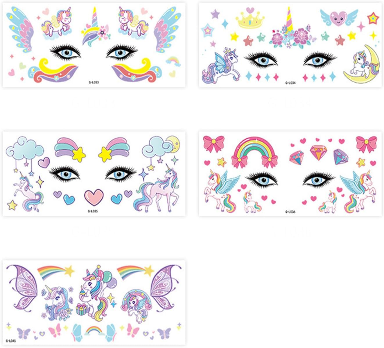 Dinosaur Temporary Tattoos for Birthday, 10Pcs Dino Cartoon Glow in the Dark Tattoos, Waterproof Fake Tattoos Body Face Stickers Decorations, Birthday Party Favor Supplies Gifts Dino image number 4