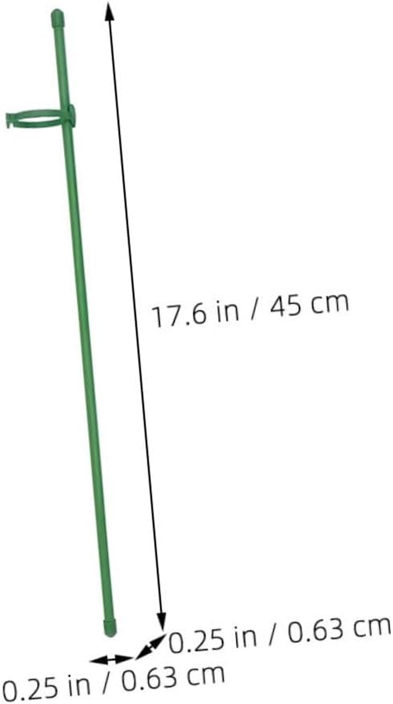 12Sets Garden Plant Support Stakes Single Stem Plant Support Stake Sturdy Stem Holder for Tomatoes Cucumbers Peppers image number 3