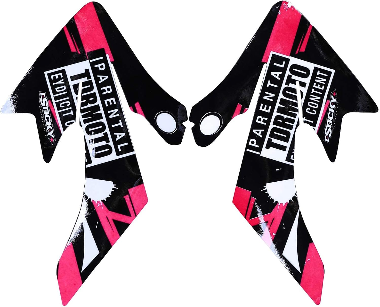 YC Yier Pink Decal Graphics Sticker Kit for CRF50 XR50 Fairings Pit Dirt Bike Thumpstar Atomik SSR Coolster 110Cc 125Cc image number 2