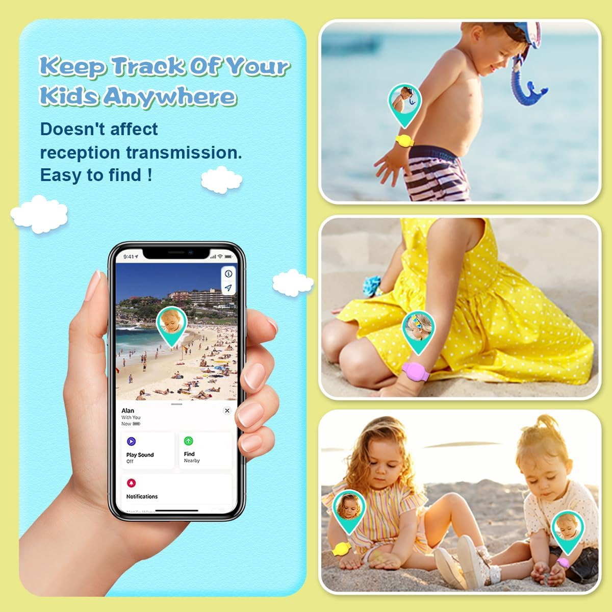 [2 Pack] Silicone Case for Tile Mate Waterproof, Kids Wristband Tile Mate Holder Case Cover Compatible with Tile Mate (2022), Adjustable Hidden Tile Mate Bracelet for Kids/Teen/Elderly, 2Pack-(Purple+ image number 2