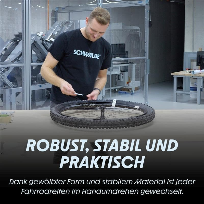 Schwalbe Reifenheber Fahrrad - 3Er Set Fahrrad Reifenheber &ndash; 3In1 Fahrrad Werkzeug, Montierhebel Mit Integrierter Klemmfunktion Und SV Ventilschl&uuml;ssel