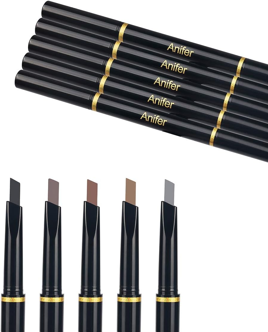 Eyebrow Pencil Black Waterproof Smooth Natural Cruelty Free (Black #1) image number 6