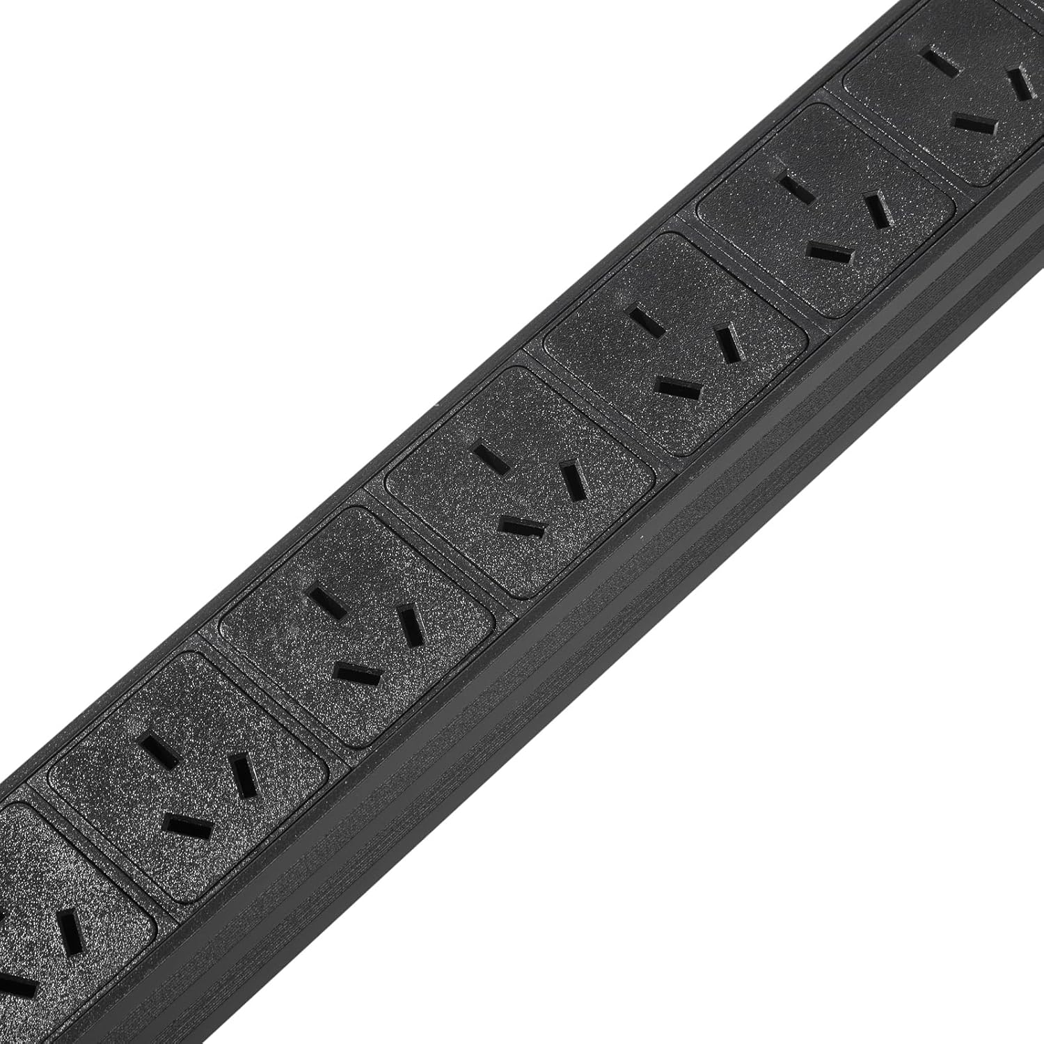 19" 1U Rack Mount PDU with Surge Power Strips 8 Way 10A 6FT Wall Mount Outlet Power Strip Heavy Duty, Power Distribution Unit for Cabinet image number 5