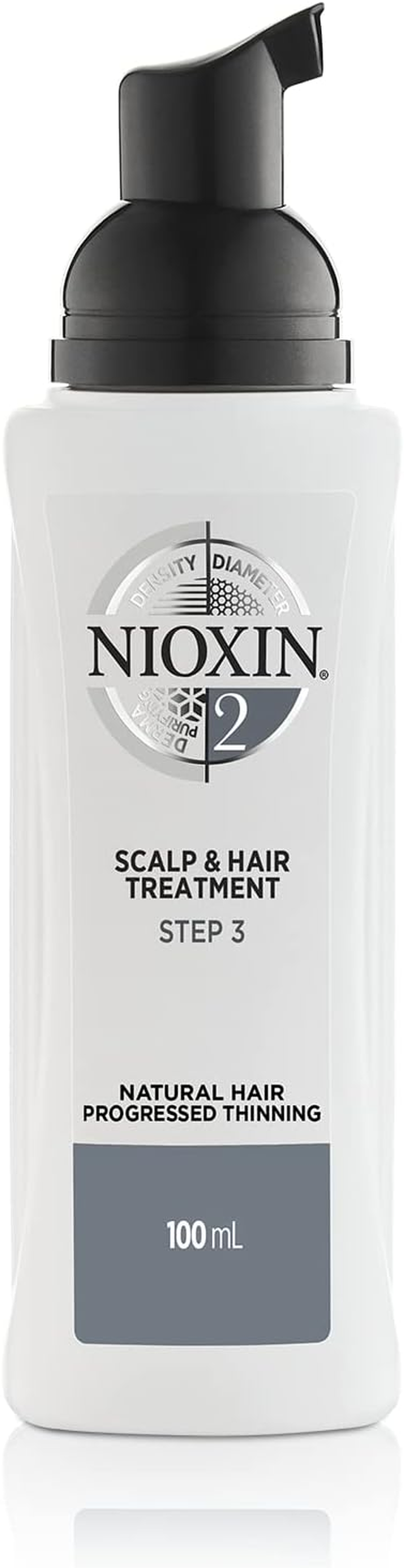 NIOXIN System 2 Scalp and Hair Treatment 100Ml, for Natural Hair with Progressed Thinning image number 3