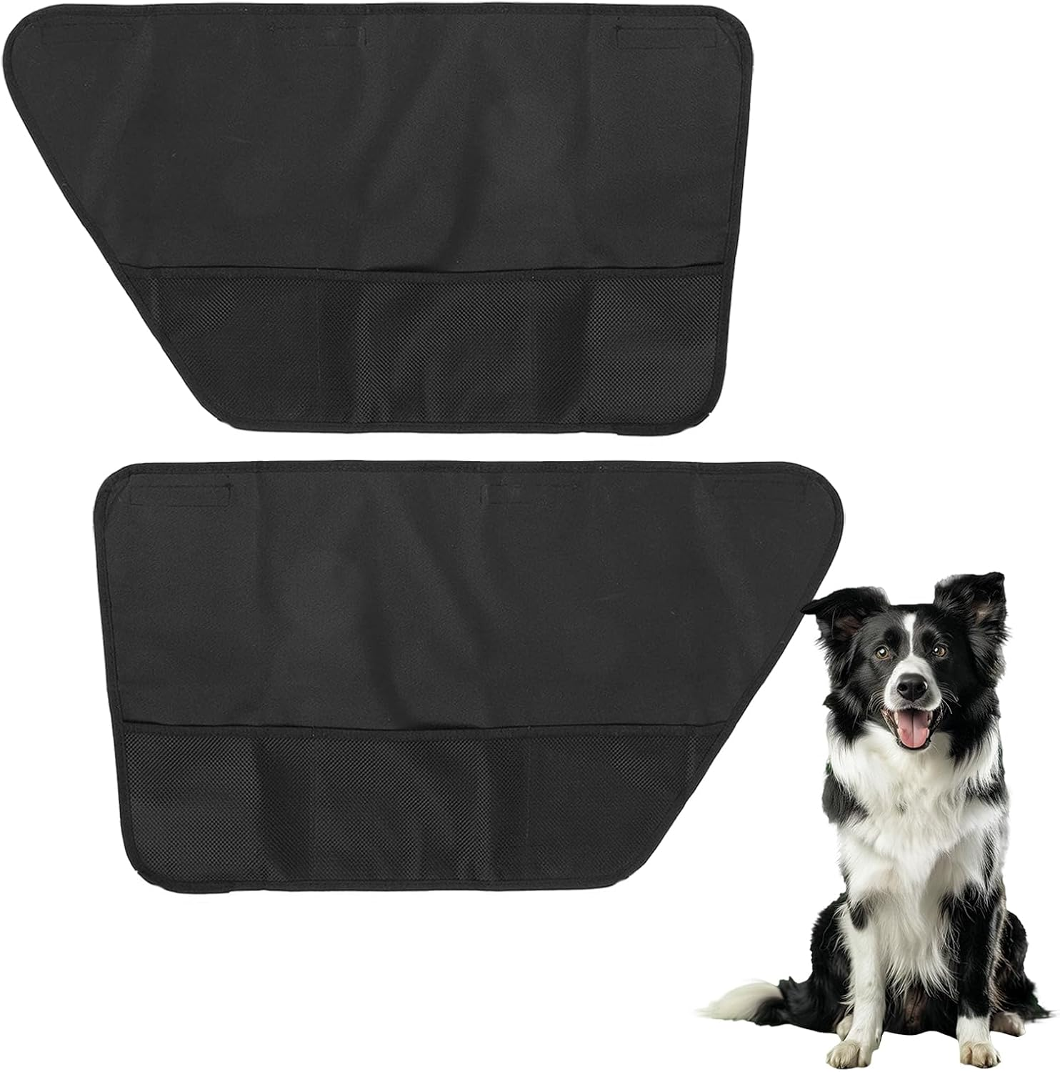 2 Pcs Car Door Protector Dog, Car Door Dog Protector, Oxford Cloth Waterproof Vehicle Pet Guard, Detachable Vehicle Interior Cover, Easy to Install, Stopping from Pet Scratching for Trucks Suvs image number 2