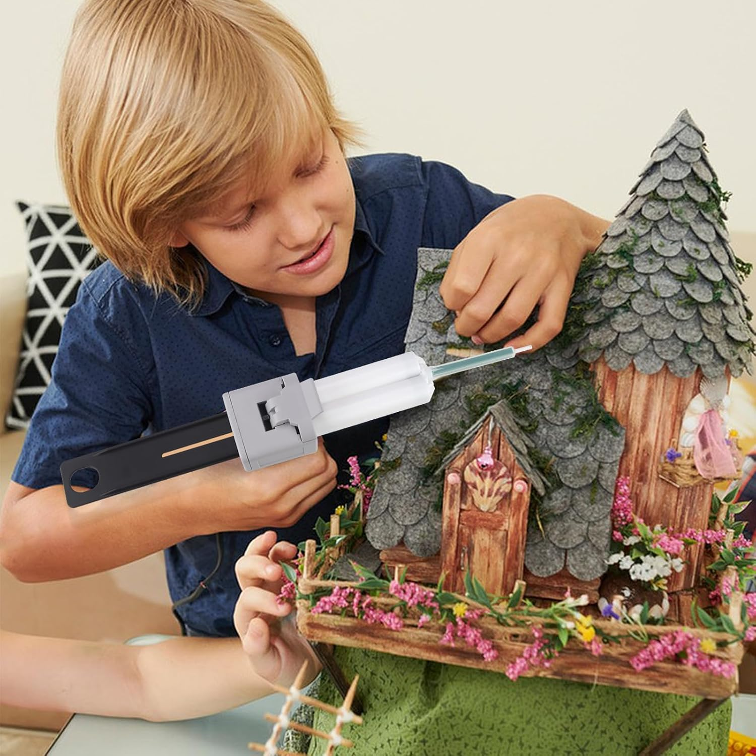 50 Ml AB Epoxy Glue Gun Handle Glue Mixed Dosing Gun for Mixing (2 Components 1:1 50 Ml) image number 5